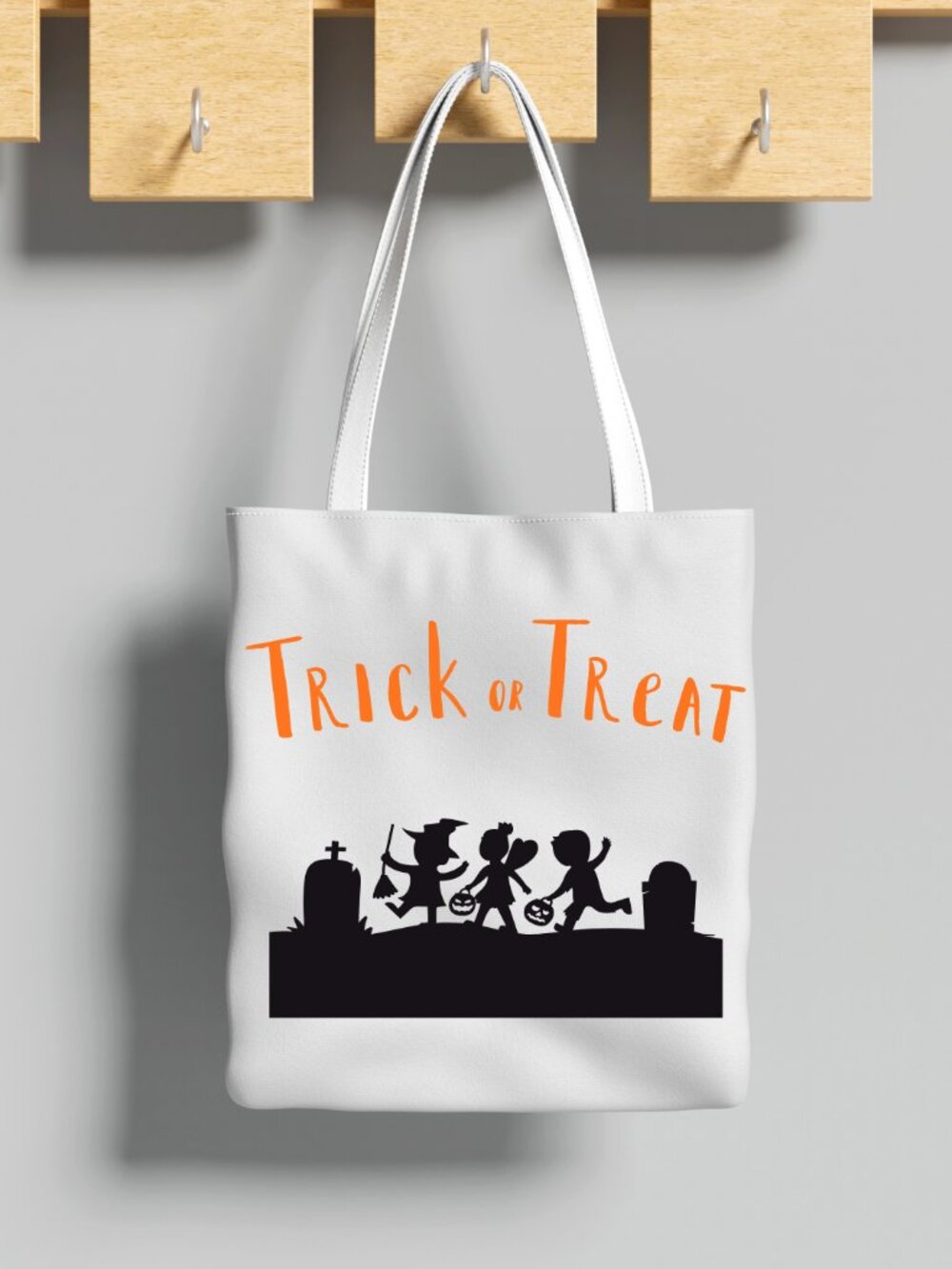 Trick or Treat Kids Handmade Tote